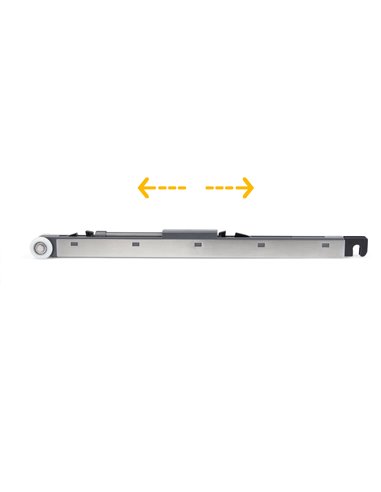 Emuca Plate rack, 900 mm unit, Stainless steel
