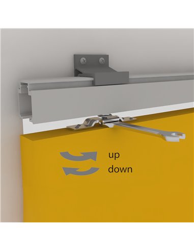 Emuca Plate rack, 900 mm unit, Stainless steel