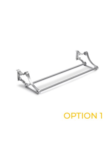 Emuca Self Shoe Rack para interior de armário, Aço e Plástico, Alumínio pintado EMUCA - 7