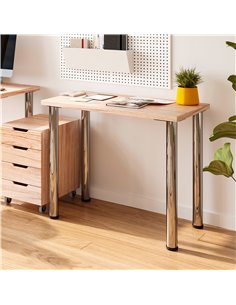 Emuca Tablero para mesa, 900x500mm, espesor 30mm, Madera, Efecto roble 2