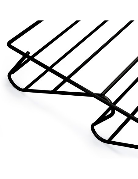 Emuca Kit de zapatero metálico y bastidor con guías cierre suave para armario, regulable, módulo 900mm, Negro texturizado