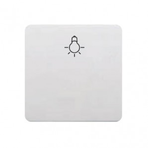 Tecla pulsador bombilla ancha BLANCO BJC 17717