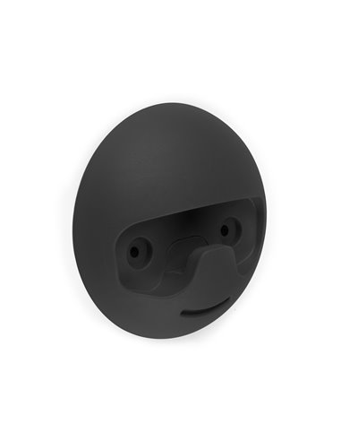 Cabide de parede Emuca Napier, Pintado de preto, Plástico EMUCA - 5