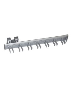 Emuca Applique LED, 595 mm, sensore di movimento, luce bianca calda, Alluminio e Plastica
