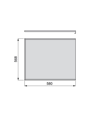 Emuca LED spotlight, D. 65 mm, natural white light, Plastic, Satin nickel