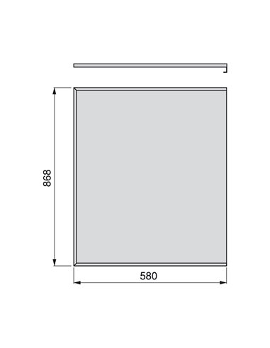 Emuca Hinge, D. 35 mm, half overlay, soft close, 165Âº opening, plates for screwing, 2 pcs.