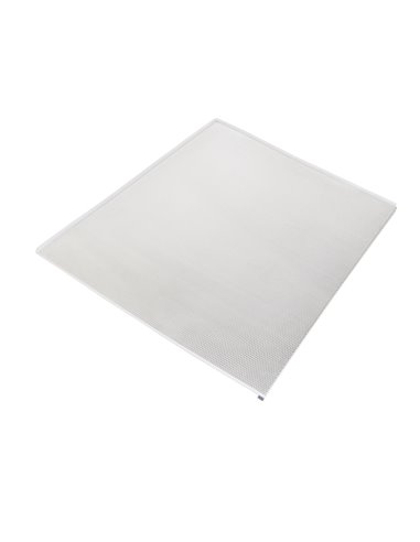 Emuca Protector de fondo para muebles de cocina, tablero 16mm, módulo 1.000mm, 968x580mm, Plástico y Aluminio, Aluminio natural