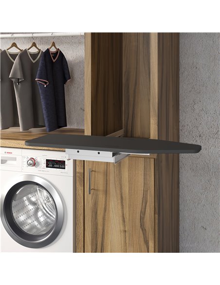 Toile de remplacement pour la planche à repasser pliante.Compatible avec la planche à repasser code 8080020.Dimensions dépliées 