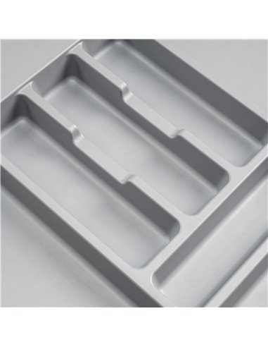 Emuca Range-couvert Optima Universal, 700, Plastique gris, Plastique, 1 ut.