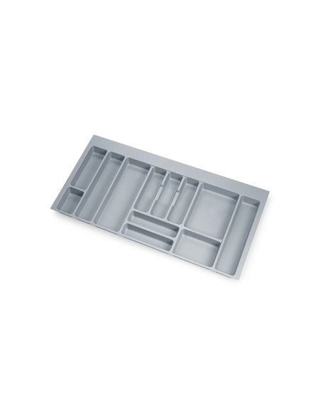 Emuca Range-couvert Optima Universal, 1.000, Plastique gris, Plastique, 1 ut.