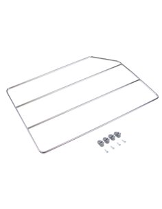 Emuca Desk cable grommet, square, 85 x 85 mm, for embedding, Plastic, White, 5 pcs. 2