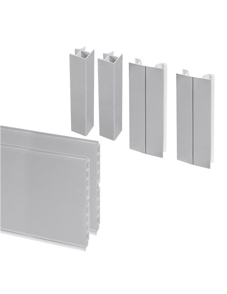 Emuca Hinge, D. 35 mm, full overlay, 105Âº opening, plates for screwing, 20 pcs.