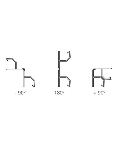 Emuca Hinge, D. 35 mm, full overlay, 105Âº opening, plates for screwing, 20 pcs.