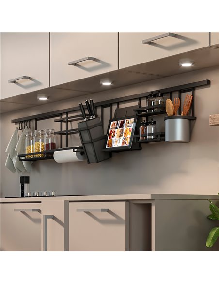 Emuca Maniglie per mobile, interasse 64 mm, Zama, Bronzo, 20 u.