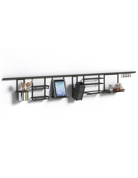 Emuca Maniglie per mobile, interasse 64 mm, Zama, Bronzo, 20 u.