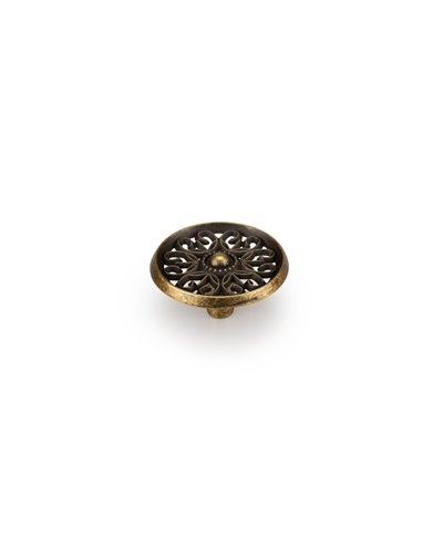 Pomello per mobile Emuca, Zamak, Bronzo, 25 unità.