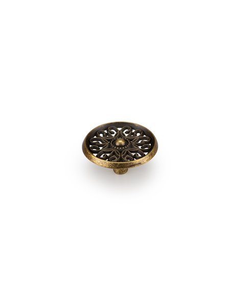 Pomello per mobile Emuca, Zamak, Bronzo, 25 unità.
