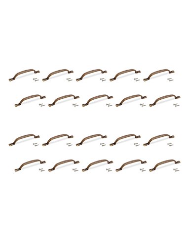 Emuca Möbelgriff, Achsabstand 96 mm, Zamak, Bronce, 20 St.