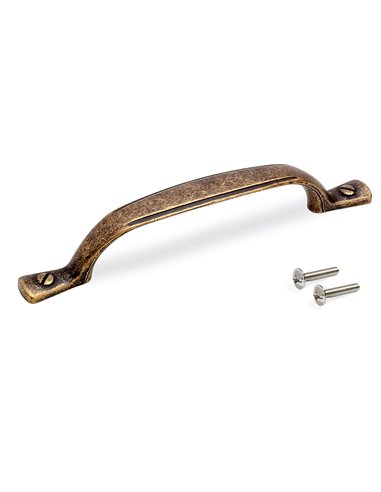 Emuca Möbelgriff, Achsabstand 96 mm, Zamak, Bronce, 20 St.