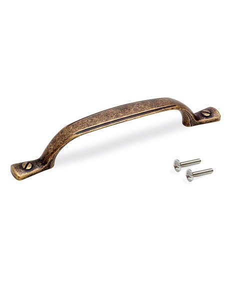 Emuca Möbelgriff, Achsabstand 96 mm, Zamak, Bronce, 20 St.