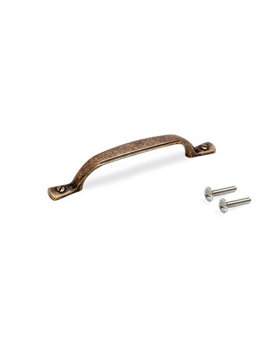 Emuca Maniglie per mobile, interasse 96 mm, Zama, Bronzo