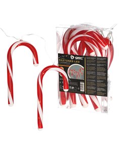 Cannes de bonbon LED 1,5 M lumière chaude 2
