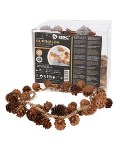 Ananas-LED-Girlande, 1 m, warmes Licht 2