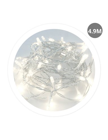 Ghirlanda di filo LED 4,9M 8 funzioni Luce fredda