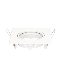 Chandur Weißer versenkter quadratischer Kippring 2