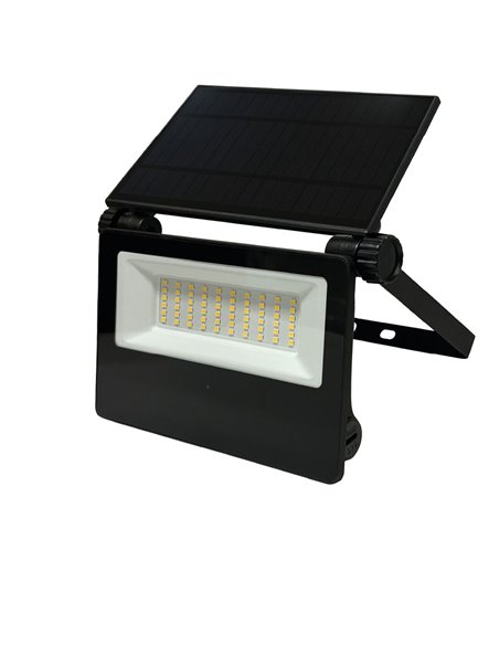 Projetor solar Kumira LED com sensor 15W 6500K IP65 Preto