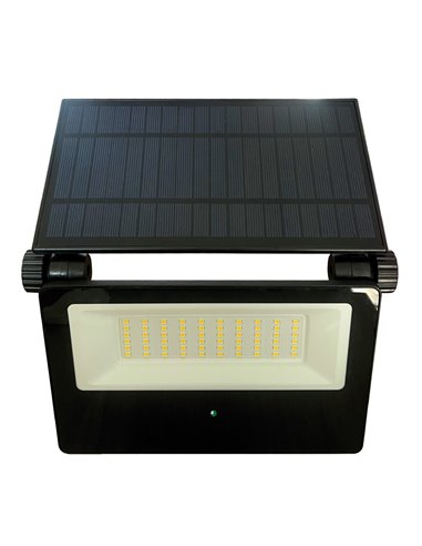 Projetor solar Kumira LED com sensor 15W 6500K IP65 Preto