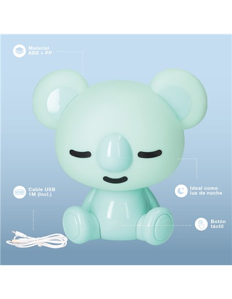 Koala LED Kinder-Nachtlicht 2,5W Blau