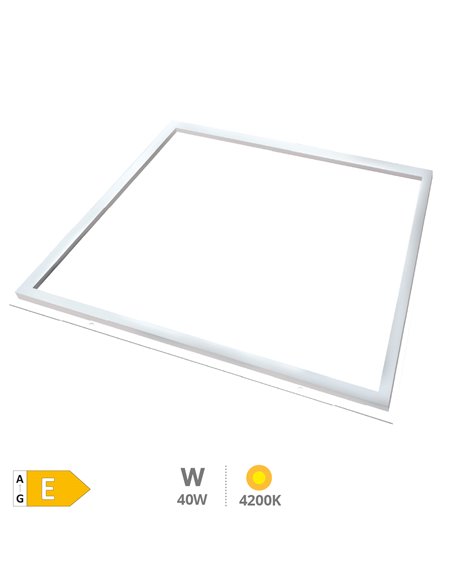 Reteta LED-Panel Einbaurahmen 59,5x59,5cm 40W 4200K Weiß