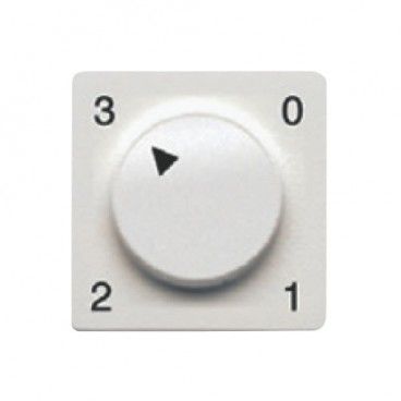 Tampa larga do interruptor rotativo BRANCO BJC Sol teide 17796