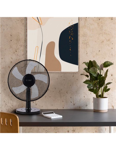 Ventilateur de table Macomia Ø31cm 35W Noir