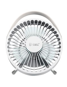 Mini ventilador sobremesa USB Tapri Ø14cm 5W Blanco