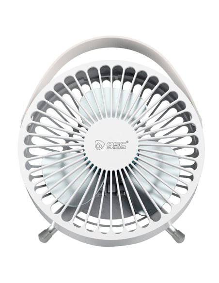 Mini ventilador sobremesa USB Tapri Ø14cm 5W Blanco