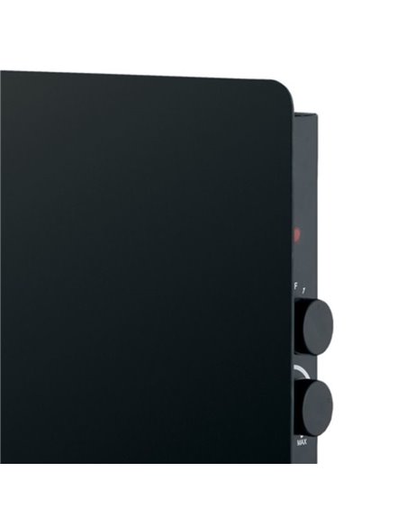 Zanthus Glass Convector Radiator - Black