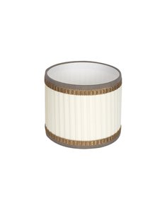 Pantalla Sobremesa Soprano Beige E14 (Ø17x17x15cm)
