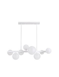 Lámpara Lozolla Blanca 8xG9 (3747xØ75x22,5cm)