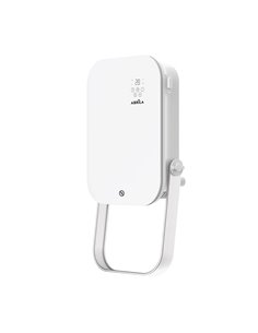 Termoventilador de Pared para Baño Austria Blanco 2000W 3 Funciones Mando Toallero Display IP24 (50x25x13cm)