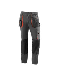 Pantalón largo “Top Range” Talla XL JUBA - Gris/Negro/Naranja