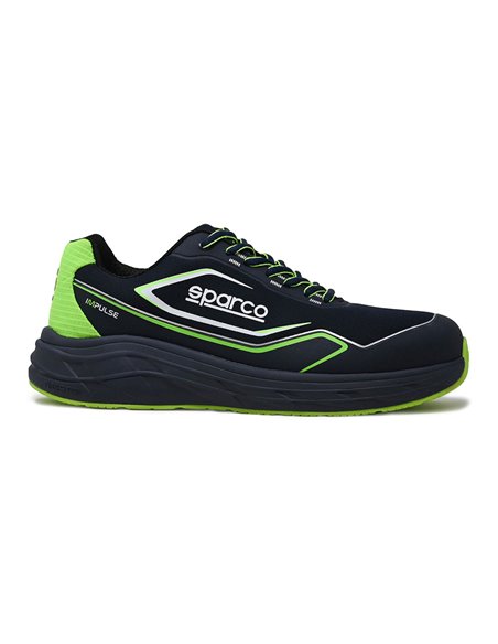 Calzature antinfortunistiche Impulse Willen Taglia 39 SPARCO – Blu navy/Verde fluorescente