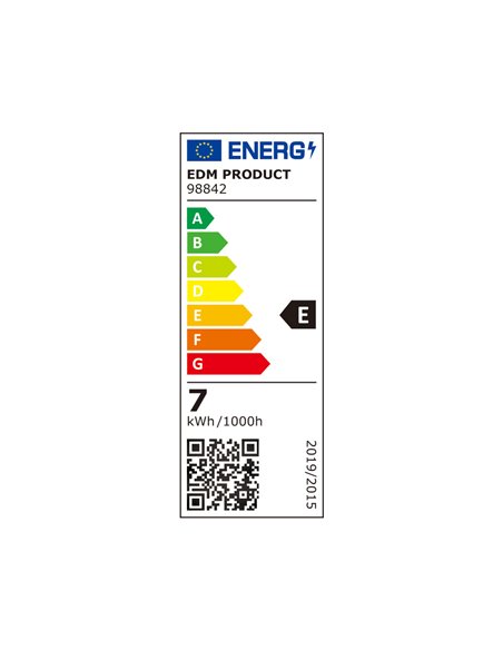 Bombilla tubular LED E14 6,5W 800lm 3.200k Luz cálida EDM