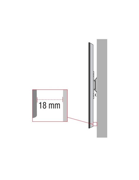 Support TV mg supporte 37kg 17-32" noir