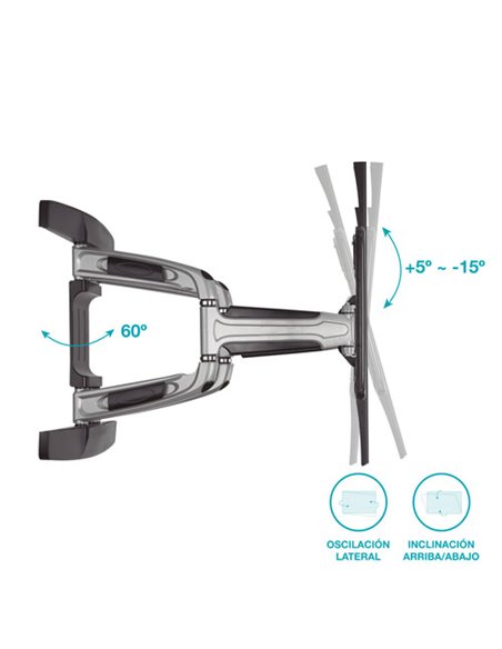 PRO TV support with arm 37 "80" double Aluminum GSC 500055020