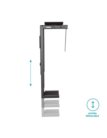 GSC 500080008 supporto CPU sotto tavolo regolabile