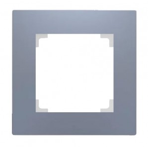 Marco de un elemento 55x55mm GRIS PIEDRA BJC VIVA 23201-GP