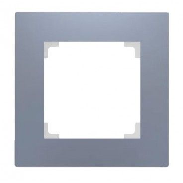 Marco de un elemento 55x55mm GRIS PIEDRA BJC VIVA 23201-GP