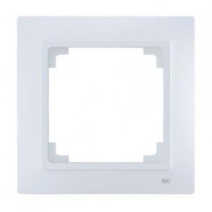 Moldura de elemento único 55x55mm BRANCO BJC VIVA 23201